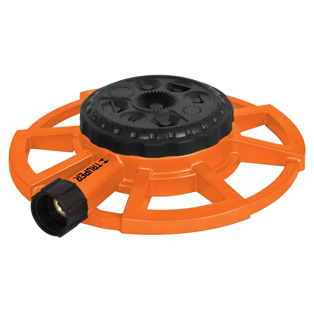 Aspersor base metalica, con 8 funciones, Truper