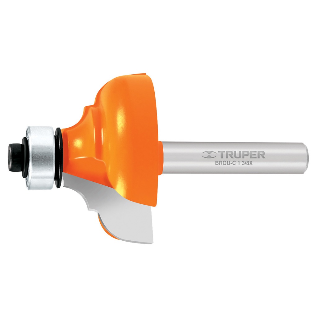 Broca para router, clasica, 1-3/8' con balero, Truper