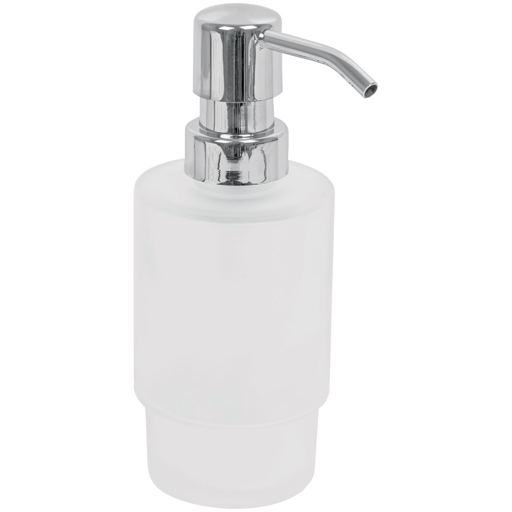 Dispensador de jabon de repuesto en acabado cromo, Riviera