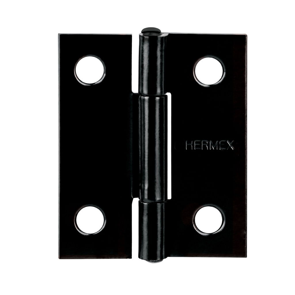 Bisagra rectangular 1-1/2' negra, Hermex
