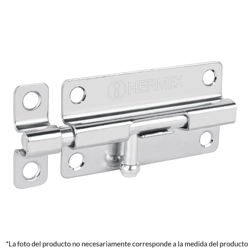 Pasador de barril de acero cromo 3', Hermex