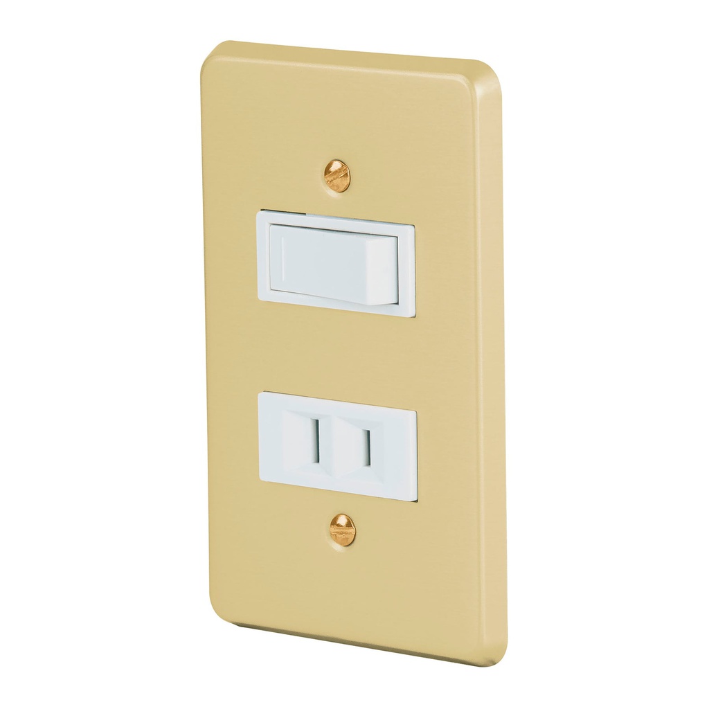 Placa armada contacto e interruptor, linea Economica