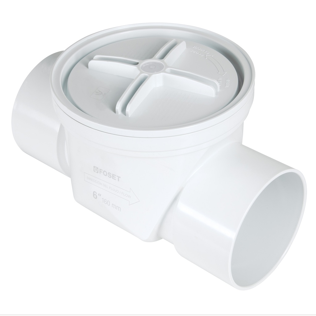 Valvula antirretorno de ABS de 6', Foset