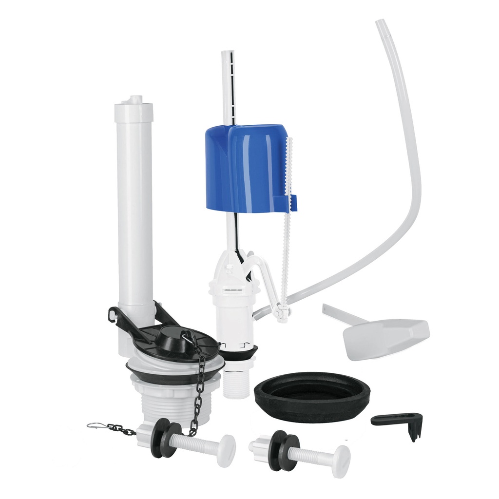 Juego de reparacion p/WC con valvula de flotador compacto