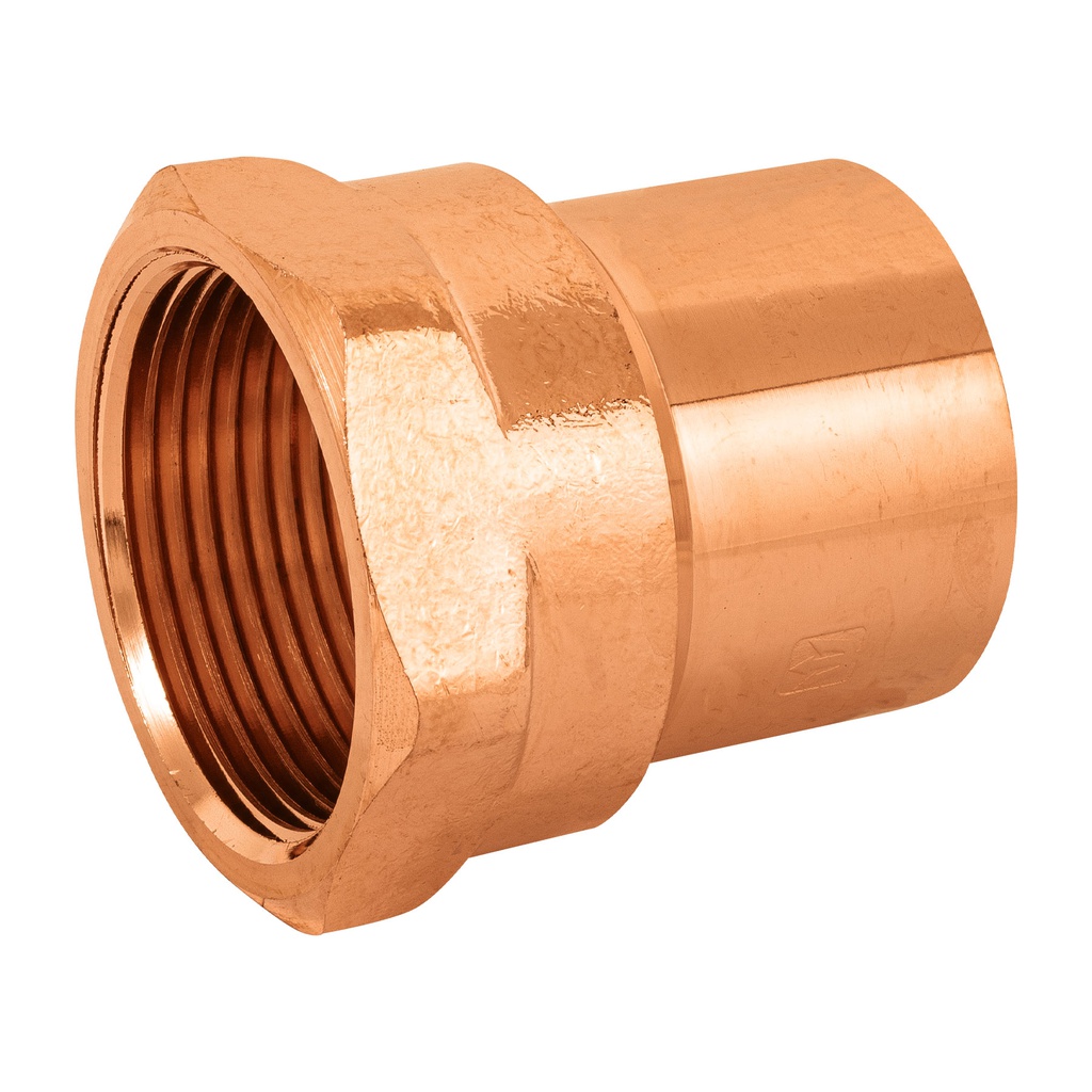 Conector de cobre, rosca interior 1-1/4', Foset