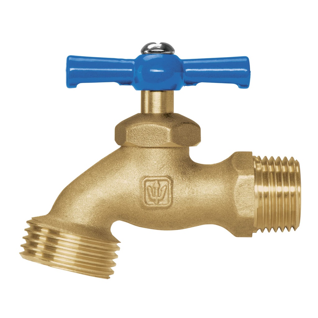 Llave para manguera, de laton, 120 g, 1/2', a granel, Foset