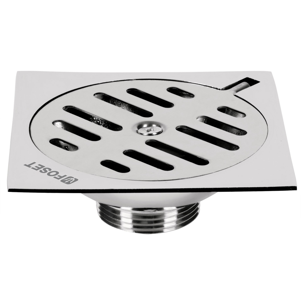 Resumidero cuadrado metalico 4' x 4', Foset