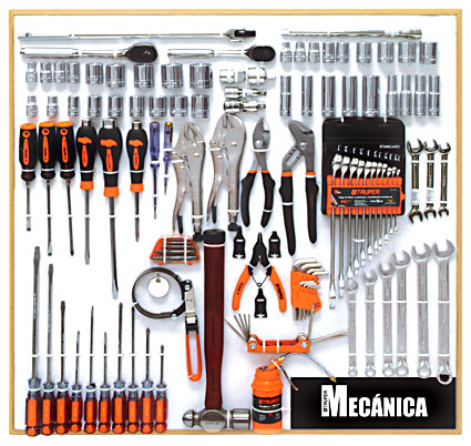 Exhibidor de mecanica, 82 x 82 cm, 1 seccion