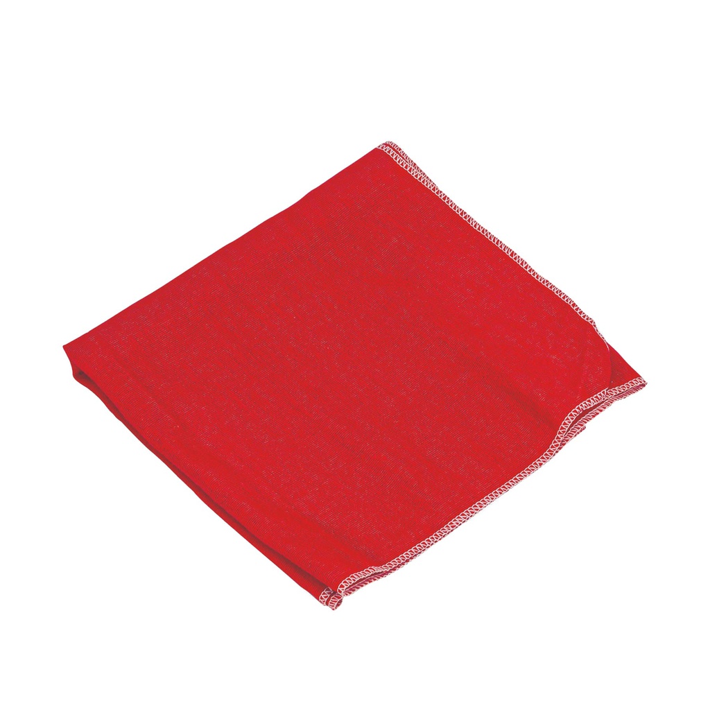 Franela roja de algodon de 1 m, Klintek