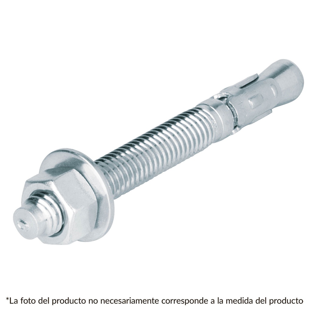 Caja con 100 taquetes arpon de 1/4' x 3-1/4', Fiero