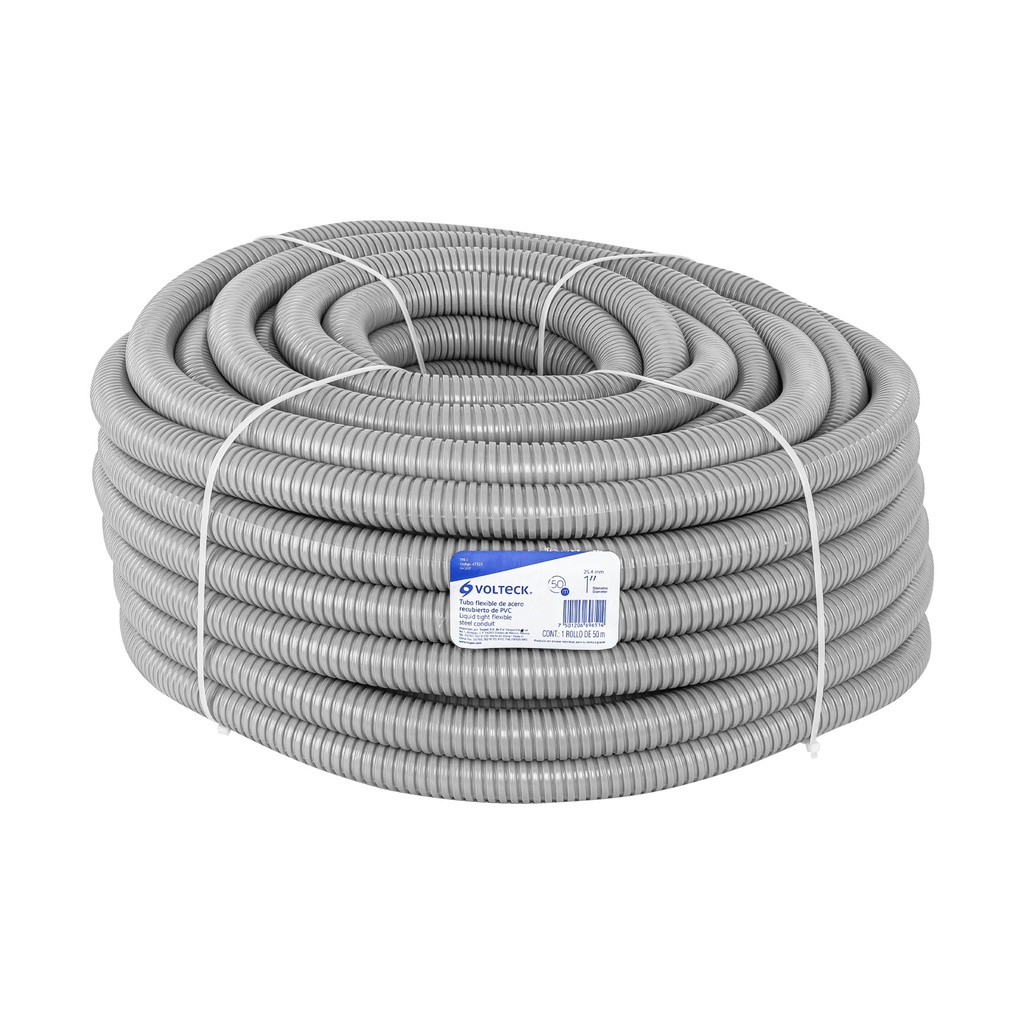 Rollo de 50 m de tubo flexible liquid tight de 1', Volteck