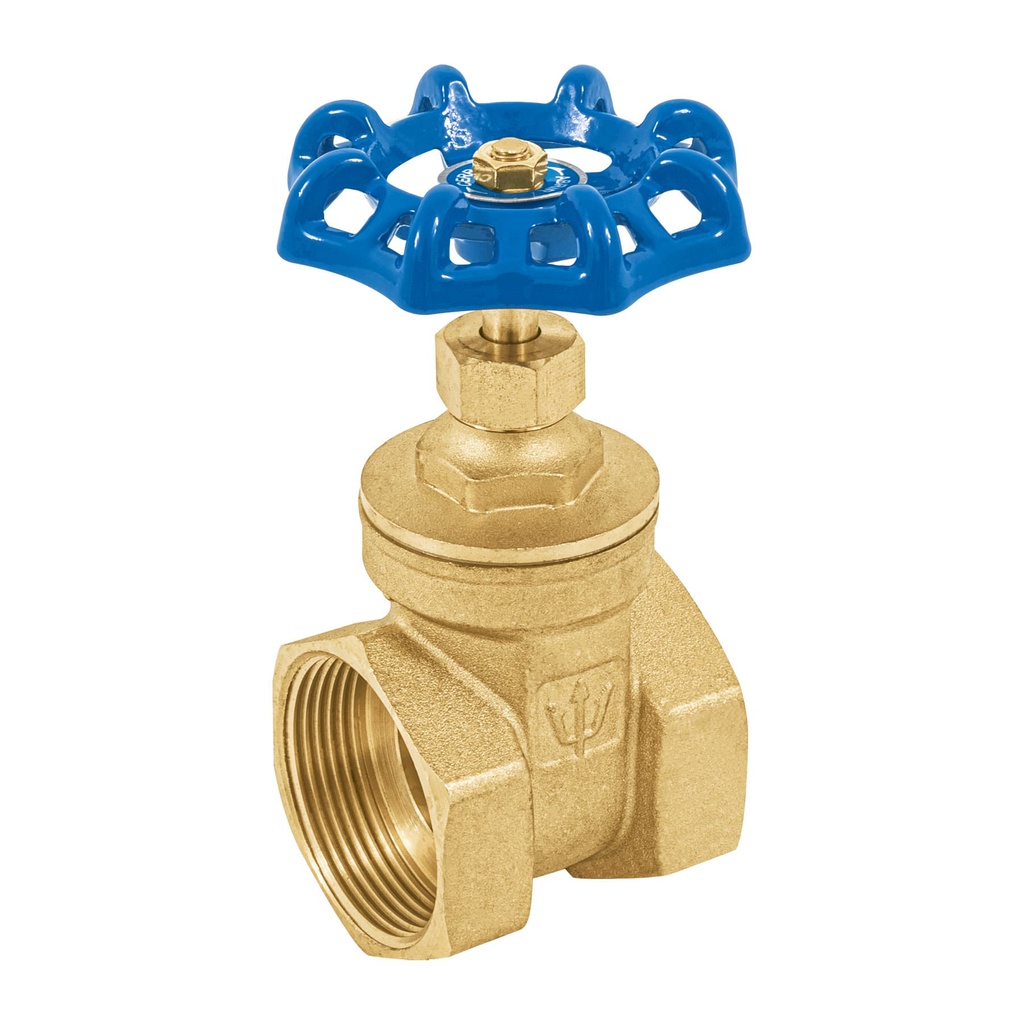 Valvula de compuerta de laton roscable de 1 1/2', Foset