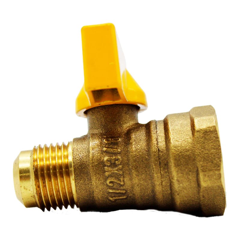Valvula Para Gas MARIPOSA 3/8" x 1/2" Plomacy (VCG10)