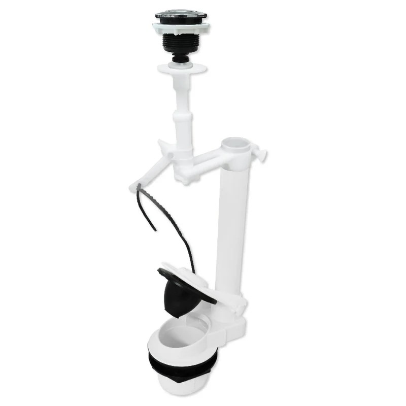 Valvula de Descarga Para Sanitario 2" Roscada Con Pulsador Inteligente de 58mm.  (2591)