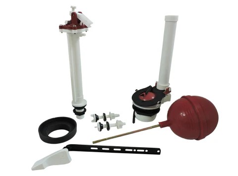 Herraje WC Hydro-Gard 2" Palanca Blanca y Esponjoso   (H8001)