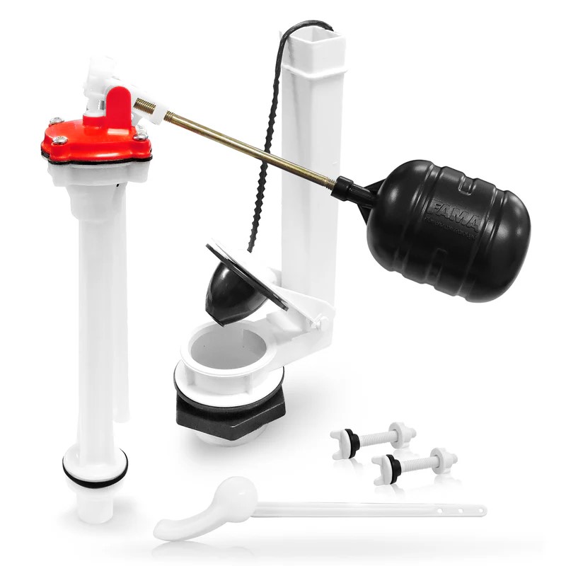 Herraje WC Seguri-Max 2" x 10" Palanca Blanca Sin Esponjoso  (9600)