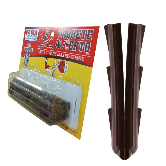 Blister C/8   Taquetes Avierto 3/8"  (9533)