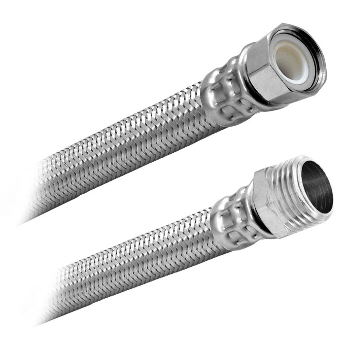 FamaFlex Premium Para Boiler Macho 1/2" FIP x 3/4" M x 40cm.-16"  (3655)