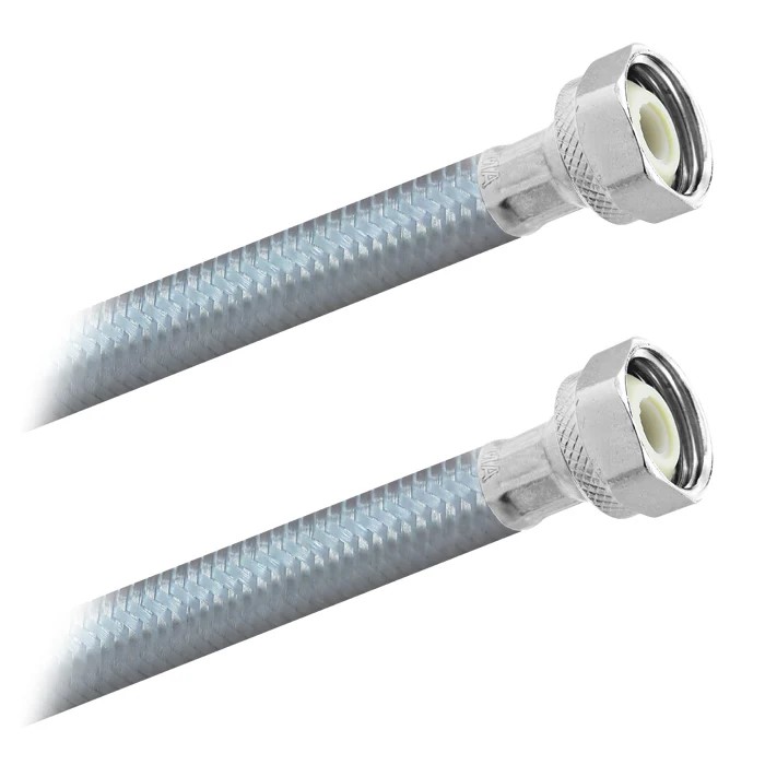 FamaFlex Poliacero Para Boiler Hembra 1/2" FIP x 1/2" FIP x 40cm.-16"  (3993)