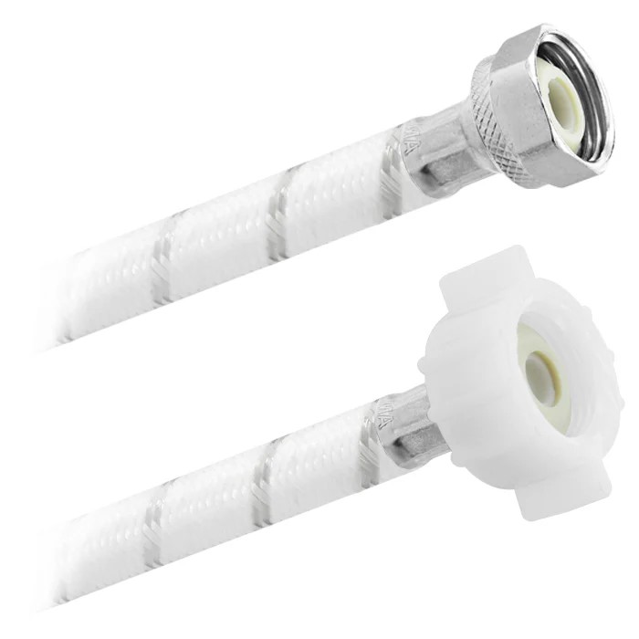 FamaFlex Poli-Acetal Para Sanitario 1/2" FIP x 7/8" AM x 30cm.-12"  (3861)