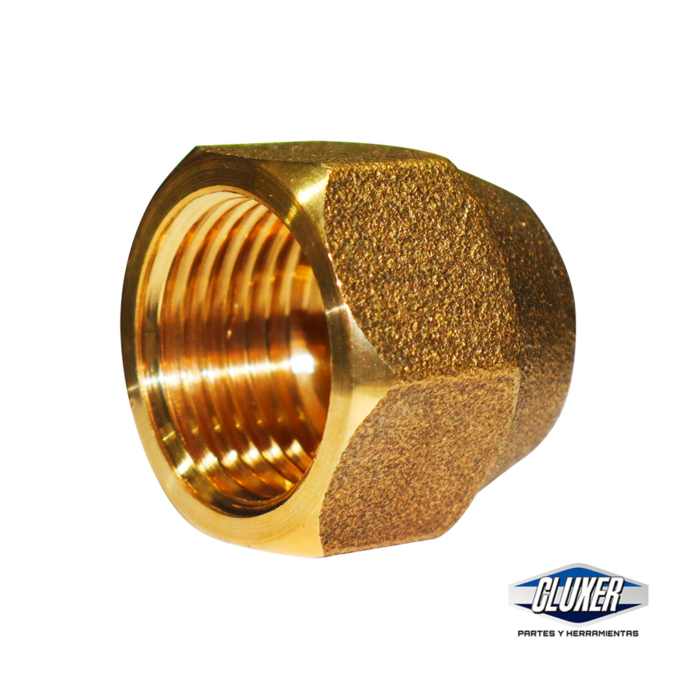 1 Tuerca Flare De Bronce 1/2 Pulgada, Forjada