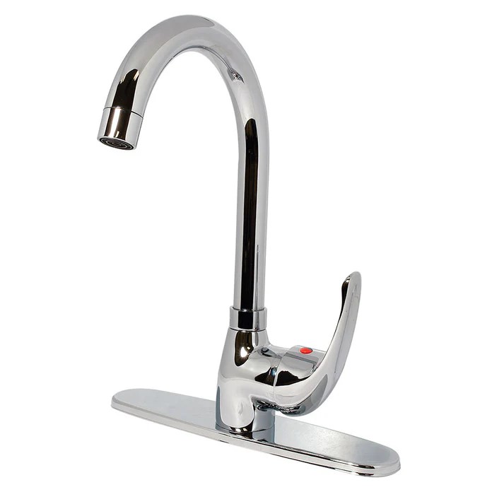 MEZCLADORA MONOMANDO P/FREG.C/CHAP. DE LATON ACA.CROMO