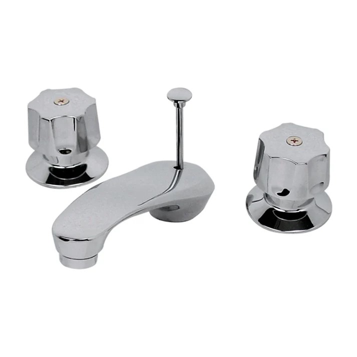 MEZCLADORA LAVABO 8" A 12" C/DES. AUT.