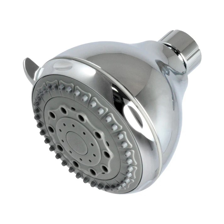 REGADERA REDONDA 3-3/8" (86MM) C/5 FUNCIONES AC.CROMO