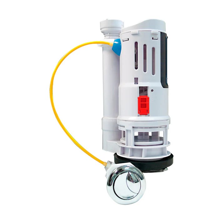 VALVULA DESCARGA DUAL FLUSH BOTON LATERAL TANQUE