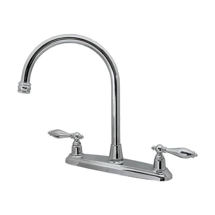 MEZCLADORA FREGADERO CROMADA CON CARTUCHO CERAMICO