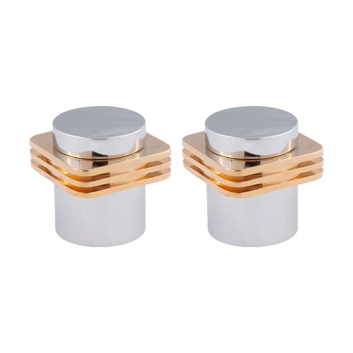 JUEGO MAN.NORUEGA P/LAV.ORO-CROMO ESTRIA "H"