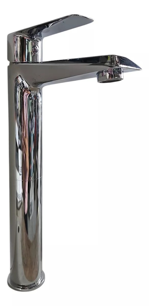MEZCLADORA  MONOMANDO ALTA P/LAVABO CROMADA SIN/DESAGÜE
