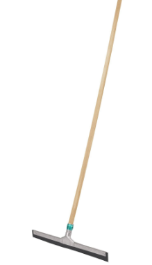 Jalador con base de lamina de 40 cm, con baston de madera