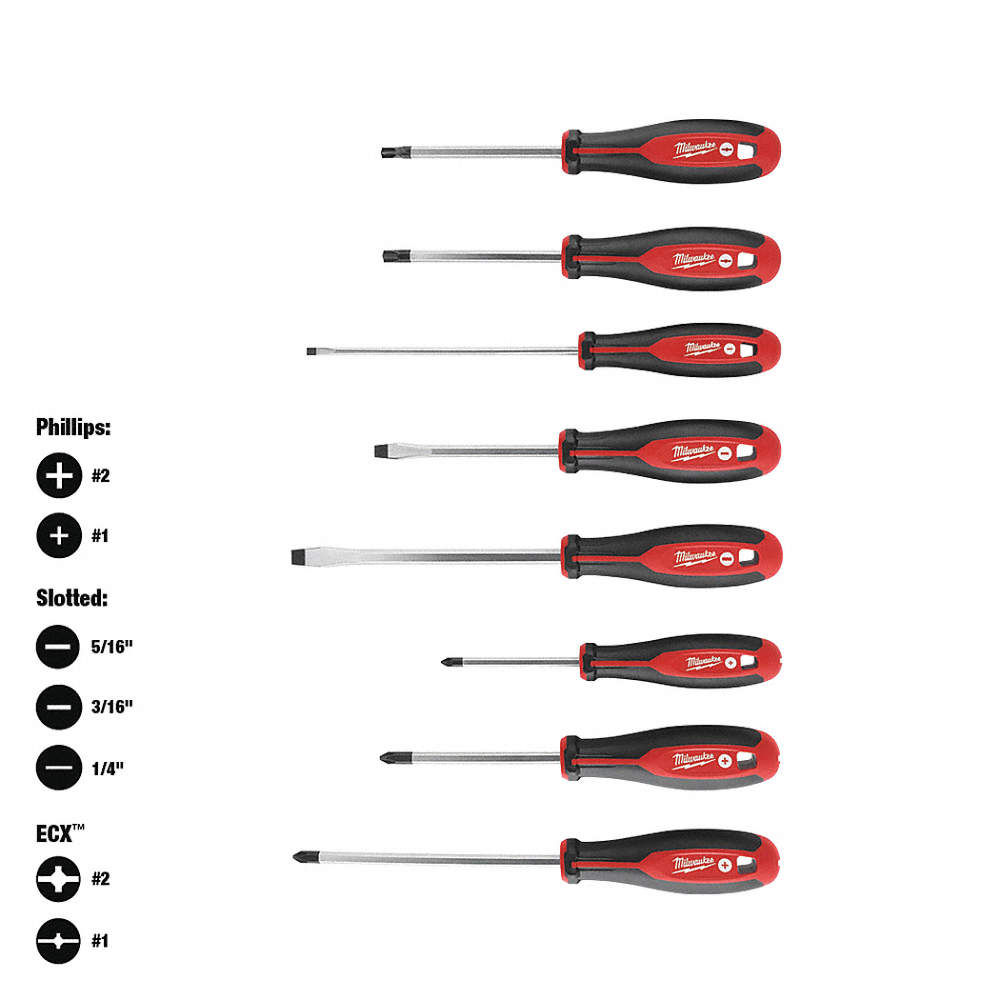 JGO.DESARMADORES MLW  8pz C/ECX