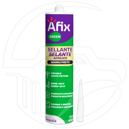 AFIX GREEN SELL.ACRILICO NEGRO 430gr.