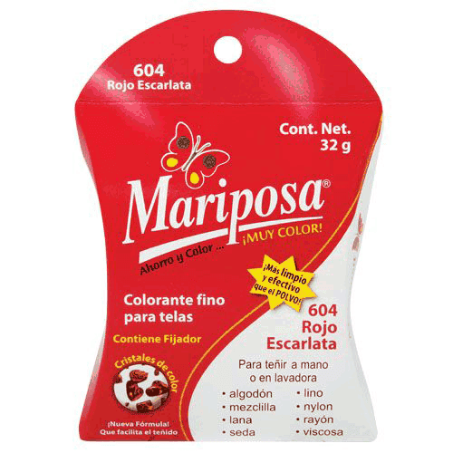 COLOR MARIP.CRIST.#604 ROJO ESC.