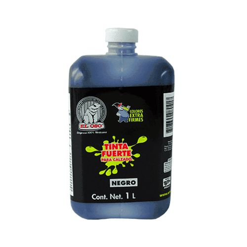 TINTA FUERTE EL OSO  1Lt. NEGRA
