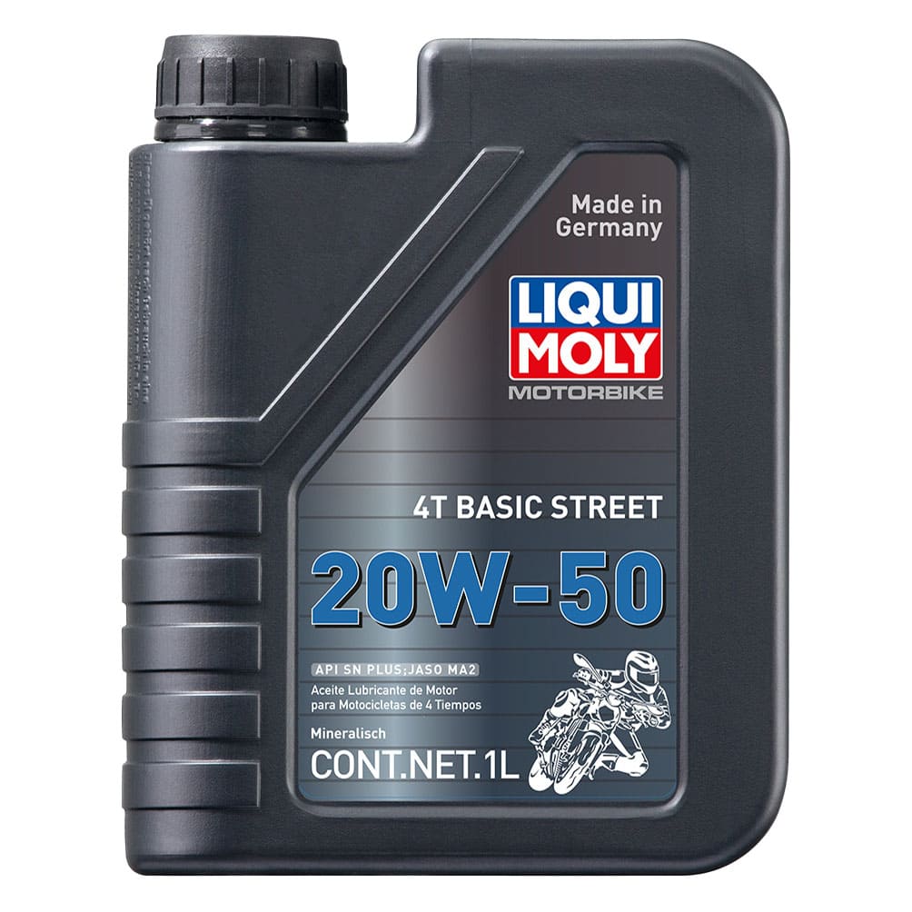 ACEITE 20W50 MINERAL LIQUI MOLY SN PLUS/MA2 1L 4T 713000 MOTO