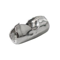 CONECTOR D/CADENA BOLA COBRE NIQU. #6 3.2MM (PRECIO X PZA - BOLSA C/100PZAS)
