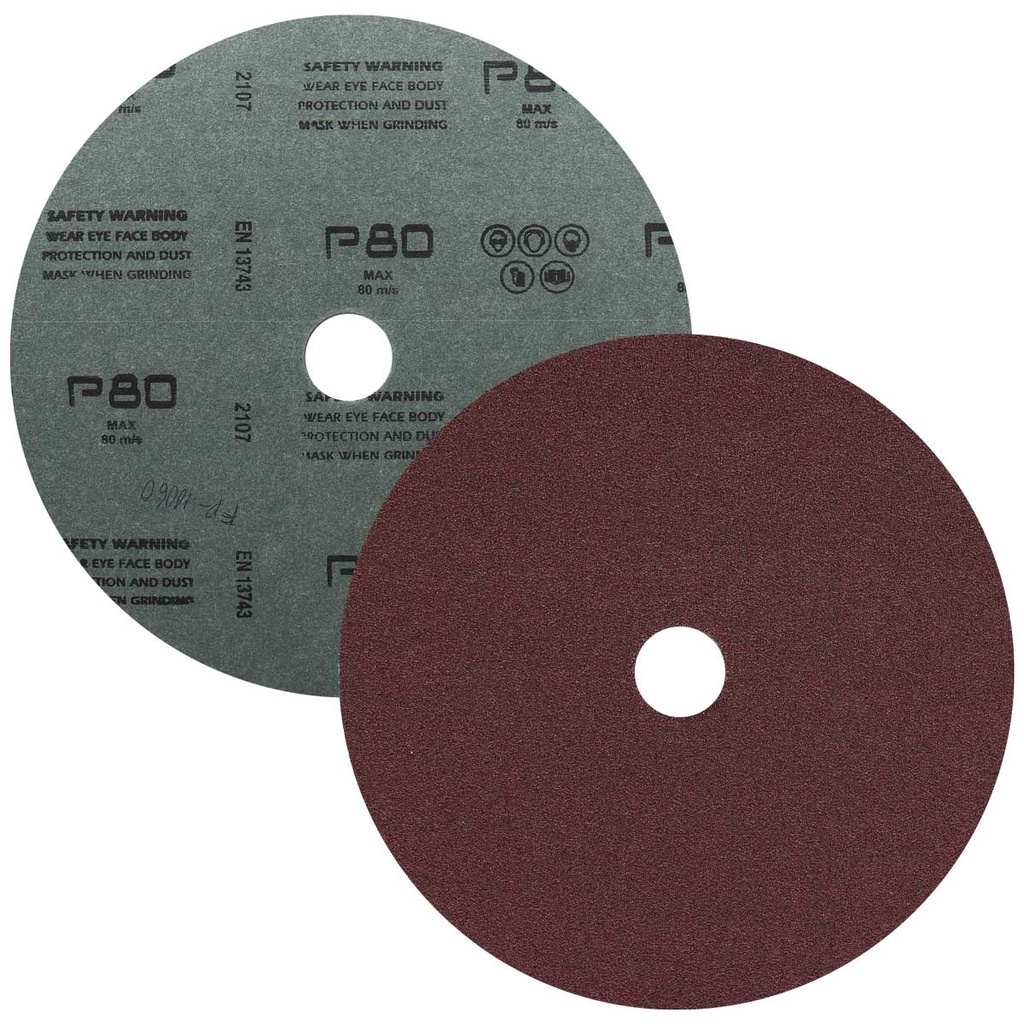 FIBRODISCO AO 7" X 7/8" G036 (Precio x pieza - Empaque c/25 pzas)