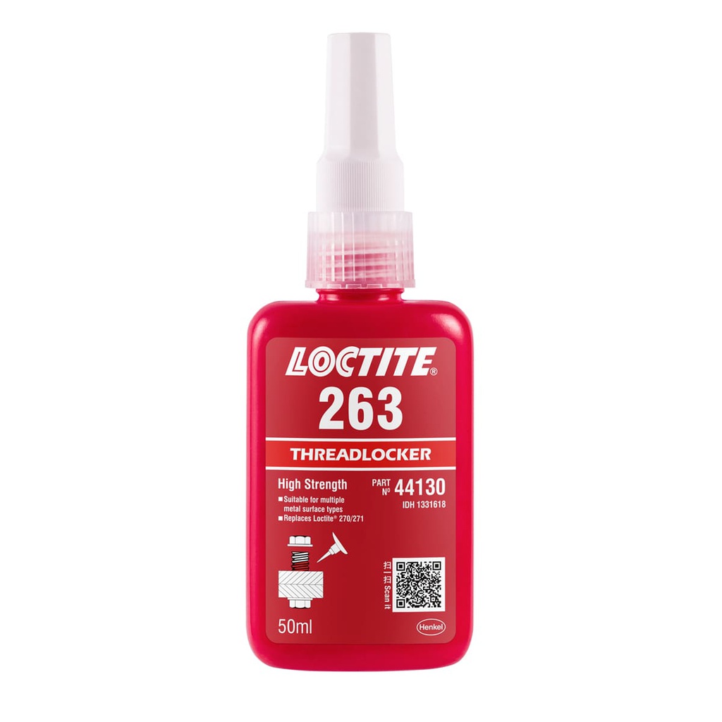 LOCTITE 263 FIJADOR DE ROSCAS RESISTENCIA PERMANENTE 50 ml