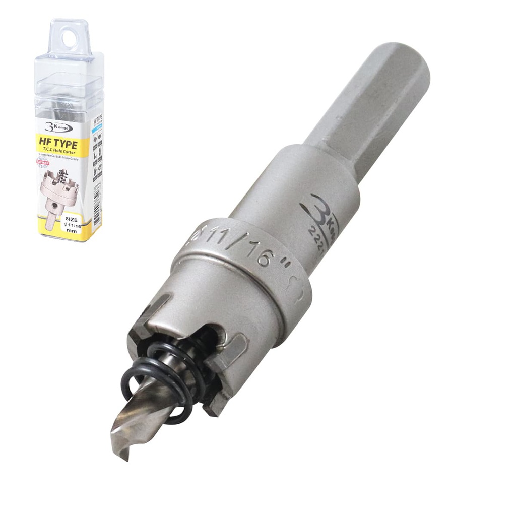 CORTADOR ANULAR TCT TIPO HF 11/16" ZANCO 3/8"