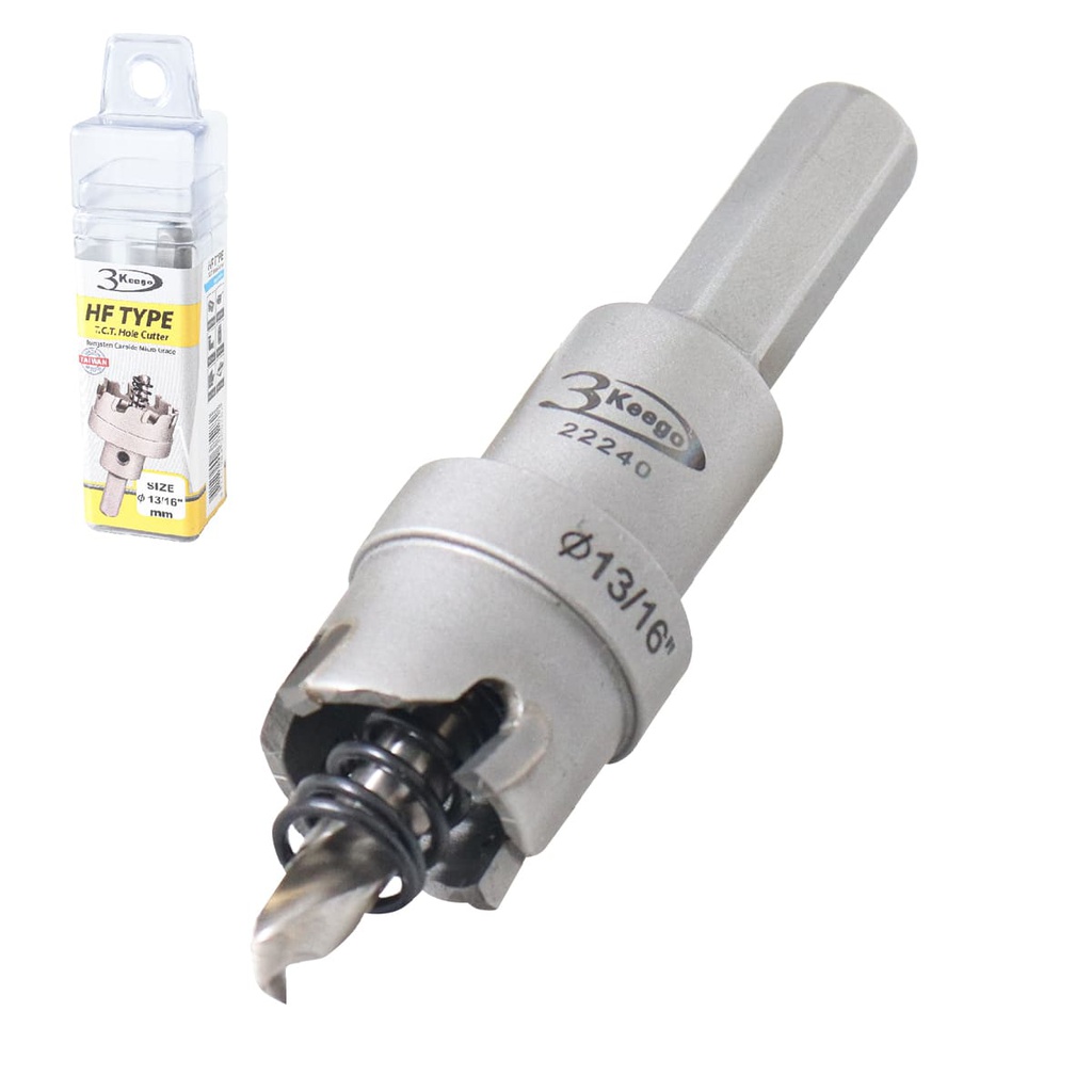 CORTADOR ANULAR TCT TIPO HF 13/16" ZANCO 3/8"