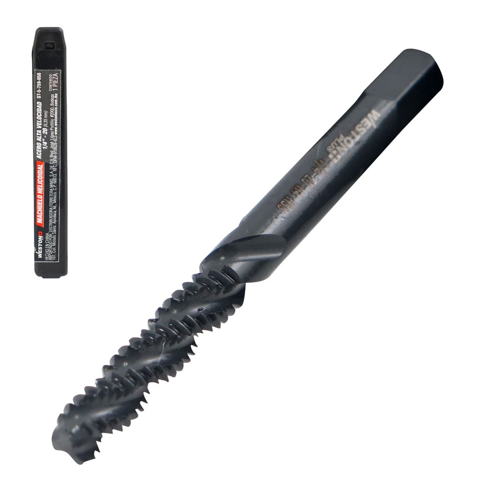 MACHUELO HELICOIDAL 1/4"-20 AAV H4