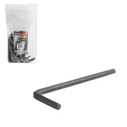 [ST-6-200-220] LLAVE HEXAGONAL L CORTA CrV  1/8" (PRECIO X PZA - EMPAQUE C/20 PZAS)