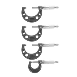 [STW-9280] JUEGO MICROMETRO P/EXTERIORES TIPO MT 0 - 100MM 4 PIEZAS