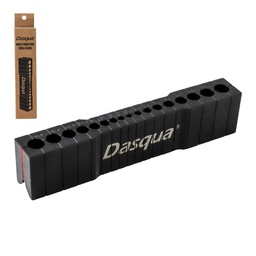 [STWS-1804-6333] GUIA PARA PERFORACION DE ALEACION DE ACERO C/17 AGUJEROS DE 1/8" A 3/8" INCREMENTOS DE 1/64"