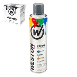 [WM-0505] PINTURA AEROSOL GRIS ANTICORROSIVO 400ml (Caja C/12 pzs)