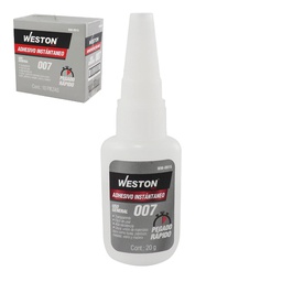 [WM-0915] ADHESIVO INSTANTANEO 007 TRANSPARENTE 20g           