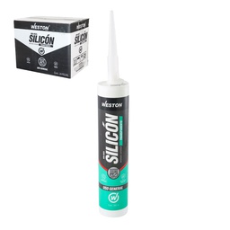[WM-0925] SILICON TRANSPARENTE USO GENERAL CARTUCHO 300ml (CAJA CON 24 PIEZAS)